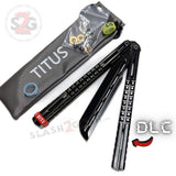 Mirage Balisong Titanium Butterfly Knife Black DLC Diamond Like Coating Blade Titus Original S2G slash2gash