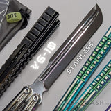 Mirage Balisong Original Titus Butterfly Knife Titanium VG-10 Blade Stainless Steel S2G slash2gash