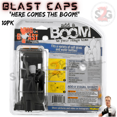 Umarex Big Blast Cap Target Inflator Kit w/ Foot Pump 80psi - 10