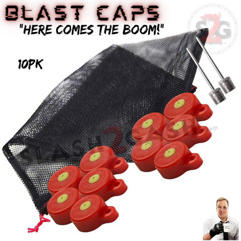 Umarex Big Blast Cap Target Inflator Kit w/ Foot Pump 80psi - 10