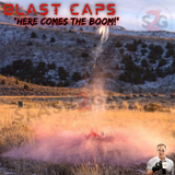Blast Cap Target Kit w/ Pump 14 piece set - 10 pack of caps, 2 Inflator needles, 1 mesh net, 1 pump