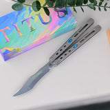 Titus ORIGINAL Titanium Balisong VG10 Butterfly Knife - ECHO