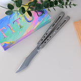 Titus ORIGINAL Titanium Balisong VG10 Butterfly Knife - ECHO