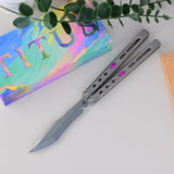 Titus ORIGINAL Titanium Balisong VG10 Butterfly Knife - ECHO