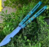 Titus ORIGINAL Titanium Balisong VG10 Butterfly Knife - ECHO