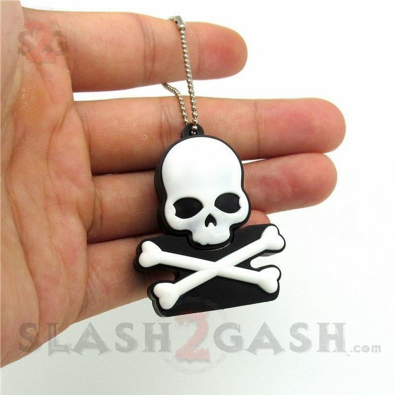 Skull & Crossbones USB Flash Drive 2.0 Rubber Memory Stick
