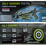 80 lb Pistol Crossbow ALLIGATOR w/ GRIP Bolts Archery Gun - Self Cocking