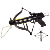 80 lb Metal Pistol Crossbow w/ Quiver 15 Arrows Hunting Archery