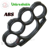 ABS Plastic Knuckles Unbreakable Paperweight - Black Lexan Buckle