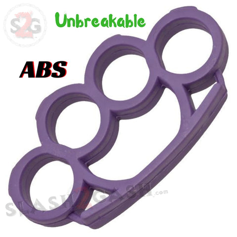 ABS Plastic Knuckles Unbreakable Paperweight - Purple Lexan Buckle