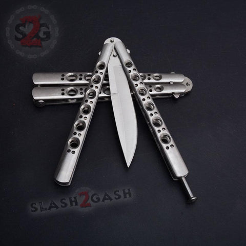 Big Zen Pin Balisong Butterfly Knife with Spring Latch - Mir