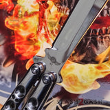 TheONE Butterfly Knife 440C Chrome BM47 Mirror Finish Best Version Channel Construction Balisong Spring Latch