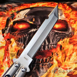 TheONE Butterfly Knife 440C Tanto Blue Holes Balisong Channel Construction Slash2Gash S2G