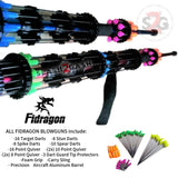 Fidragon 36" Blowgun .40 cal LOADED w/ 42 Darts - Red - BEST VALUE
