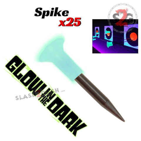 Spike Darts Stingers .40 Cal Blowgun Ammo - Glow In The Dark x25