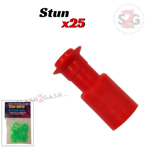 Stunner Darts Safety Thumpers .40 Caliber Blowgun Ammo - 25 Pack