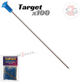 Target Darts Sharp Wire Needles .40 Caliber Blowgun Ammo - 100 Pack