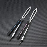 G10 Trainer Butterfly Knife Ball Bearings Practice Balisong - Adjustable Latch