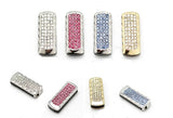 Fashion Mini Crystal Keychain Jewelry USB Flash Memory Drive 4 Colors Pink Blue Gold Silver