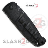 Boker Kalashnikov Automatic Conversion Knife AUS-8 - Black Tanto Serrated Switchblade AK47 AK74