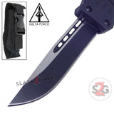 Commando D/A OTF Automatic Knife Black S2G Tactical - Drop Serrated