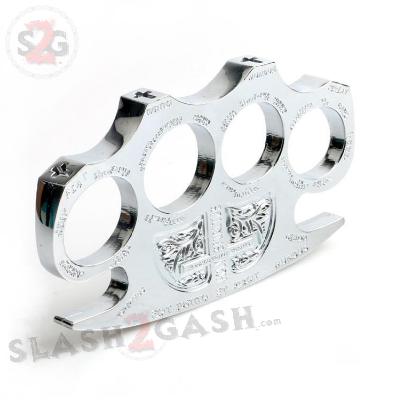 Constantine Brass Knuckles Holy Spiritus Paperweight Silver Slash2Gash