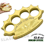 Gold Knuckles Spiked Dalton Global Paperweight Irish Devil Steel Pointed Duster Buckle - Robbie Dalton slash2gash S2G