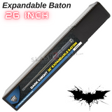 26" Streetwise Dark Knight Baton Expandable Steel Defense Stick