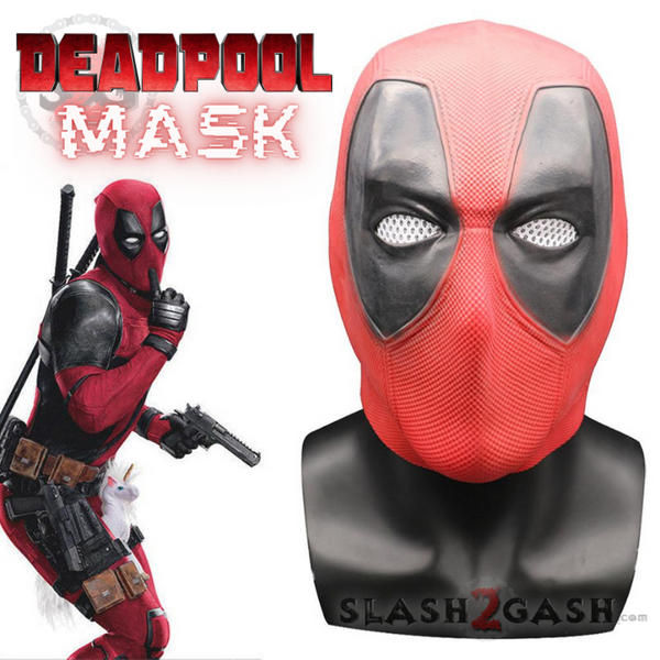 Deadpool Latex Mask Halloween Costume X-men Cosplay Marvel