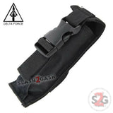 Delta Force OTF Recon D/A Black Tactical Automatic Knife Sheath - Tanto Serrated