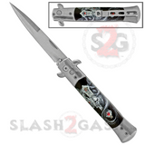 Diablo Stiletto Automatic Knife Milano Switchblade 9" - Asst. colors