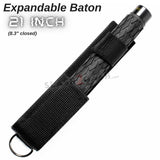 Expandable Baton Police Grade W/Sheath - Asst. colors/sizes 16 21 26 29 32
