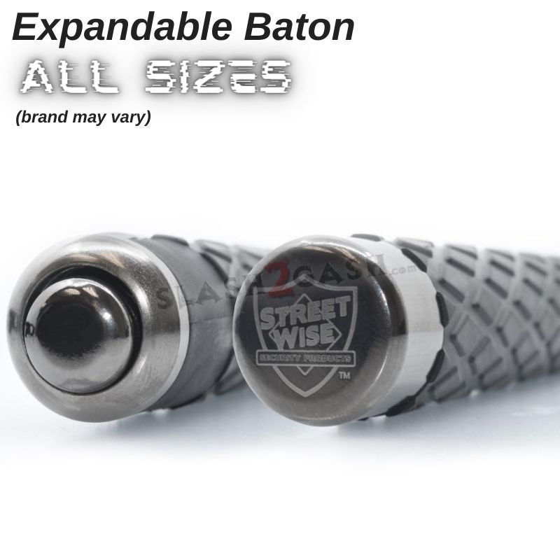 Expandable Baton Police Grade W/Sheath - Asst. colors/sizes 16 21 26 2 ...