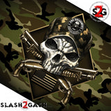 Camo Skull 2nd Amendment Flag 3 x 5 w/ Crossed Shotguns Hot Leathers FGA1072