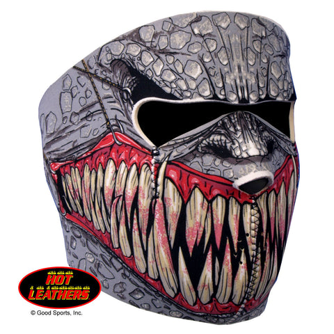 Hot Leathers Fang Face Neoprene Face Mask - Reptile Hooks & Fangs