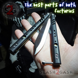FrankenREP Butterfly Knife TITANIUM Balisong G10 - (clone) Replicant
