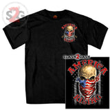 Hot Leathers Skull Bandana Double Sided T-Shirt America Rising