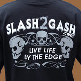 Hot Leathers Storm Clouds Eagle Motorcycle T-Shirt Custom Slash2Gash Biker Ride Forever