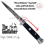How to close/release The Godfather Italian Stiletto Automatic Knife Classic Mafia Switchblade slash2gash S2G