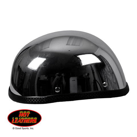 eagle novelty motorcycle helmet Hot Leathers Eagle Style Chrome Low Profile Novelty Helmet – Slash2Gash