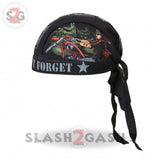 Hot Leathers Vets Dont Forget POW Headwrap Premium Biker Du-Rag Commemorative Veteran HWH1015