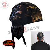 Hot Leathers Skull Cavern Headwrap Premium Motorcycle Durag