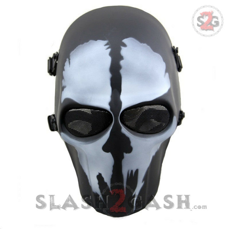 call of duty ghost motorcycle helmet COD Ghost Paintball Mask Outdoor Army Full Face Airsoft Tactical Skull – Slash2Gash