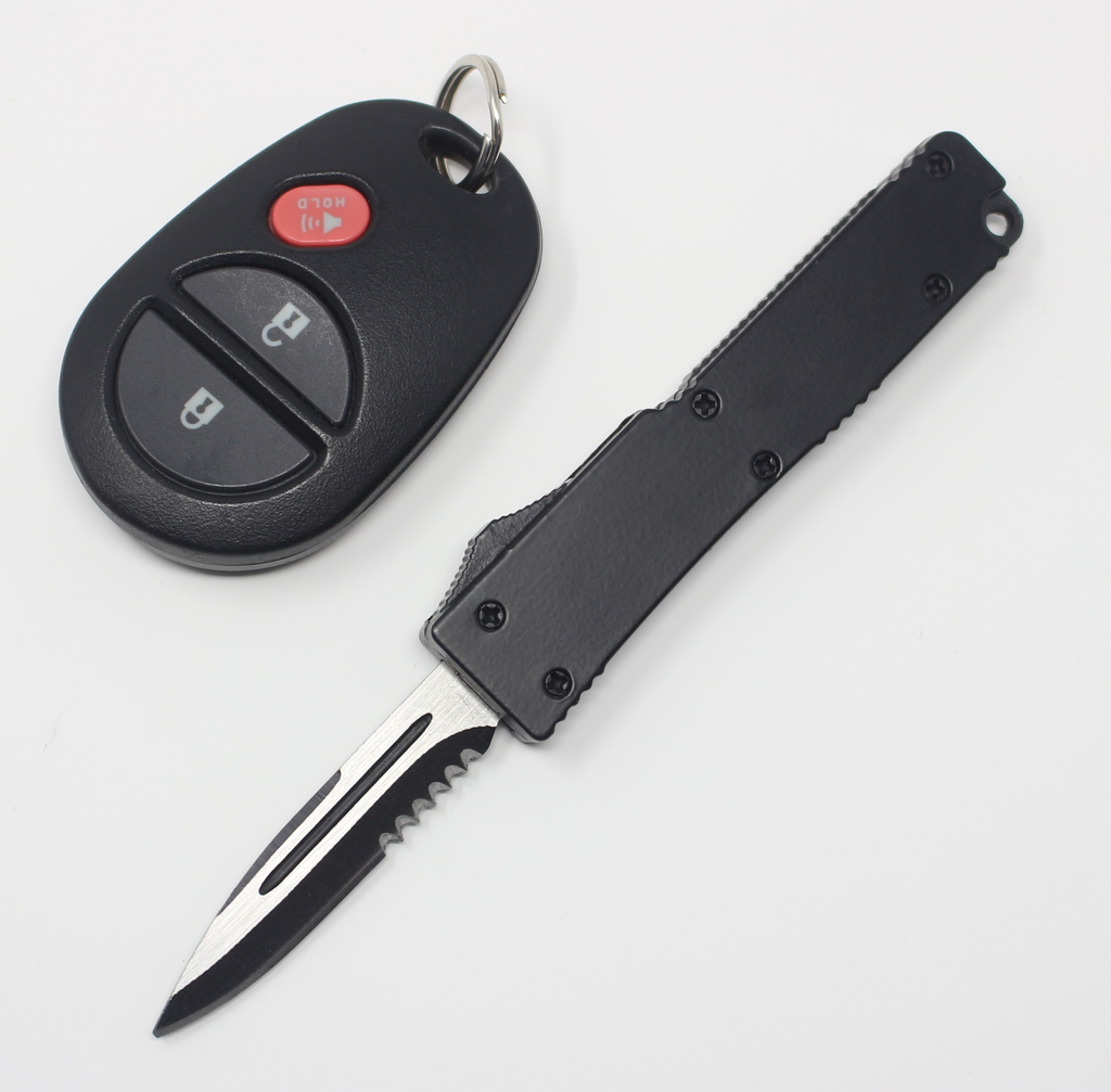 Hornet Mini OTF Knife Small Automatic Keychain Switchblade - Asst. col ...