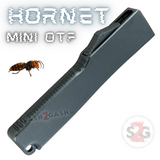 Mini OTF Gray California Legal Out The Front Knife Small Automatic Switchblade Key Chain Knives - Hornet