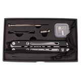 Instaknives Aluminum Balisong 2in1 Butterfly Knife w/ Zen Pins - Silver
