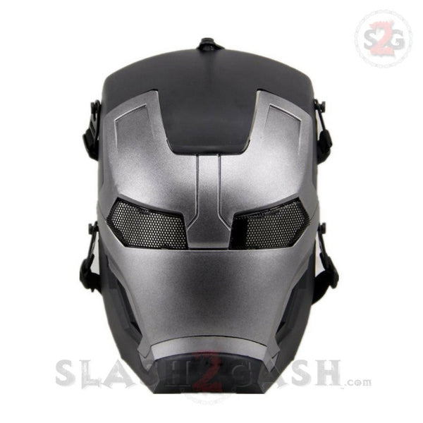 アイアンマン IRONMANMask アイアンマンヘルメット Silver Silver Iron Man Voice Activated Mk5 Helmet 1:1 Wearable