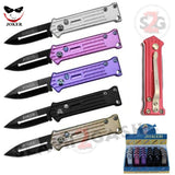 California Legal Mini Joker Knife Automatic Switchblade Knives - 6 colors