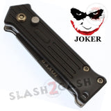 Mini Joker Automatic Knife California Legal Switchblade - Black