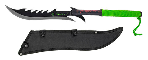 28" Corpse Slicer Two Handed Zombie Machete w/ Sheath